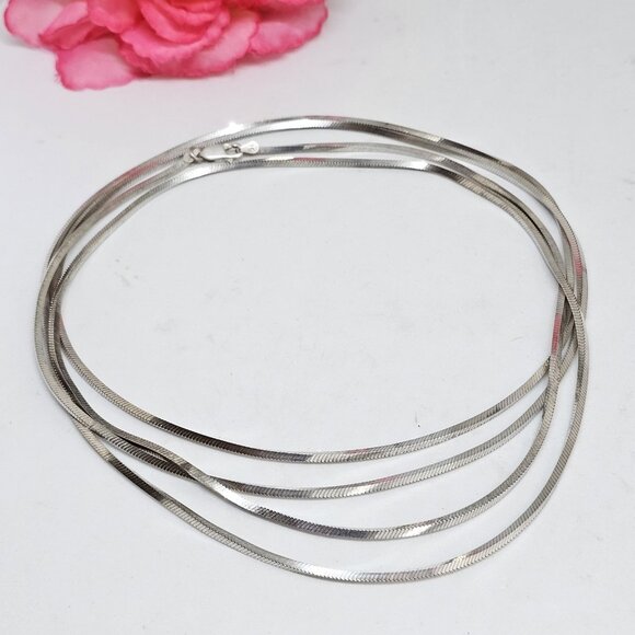 MILOR 925 Sterling Silver 2mm Serpentine Box Chain Necklace or Bracelet 60" 40g - Picture 7 of 12